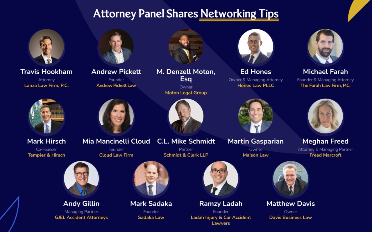 Attorney Panel Shares Networking Tips