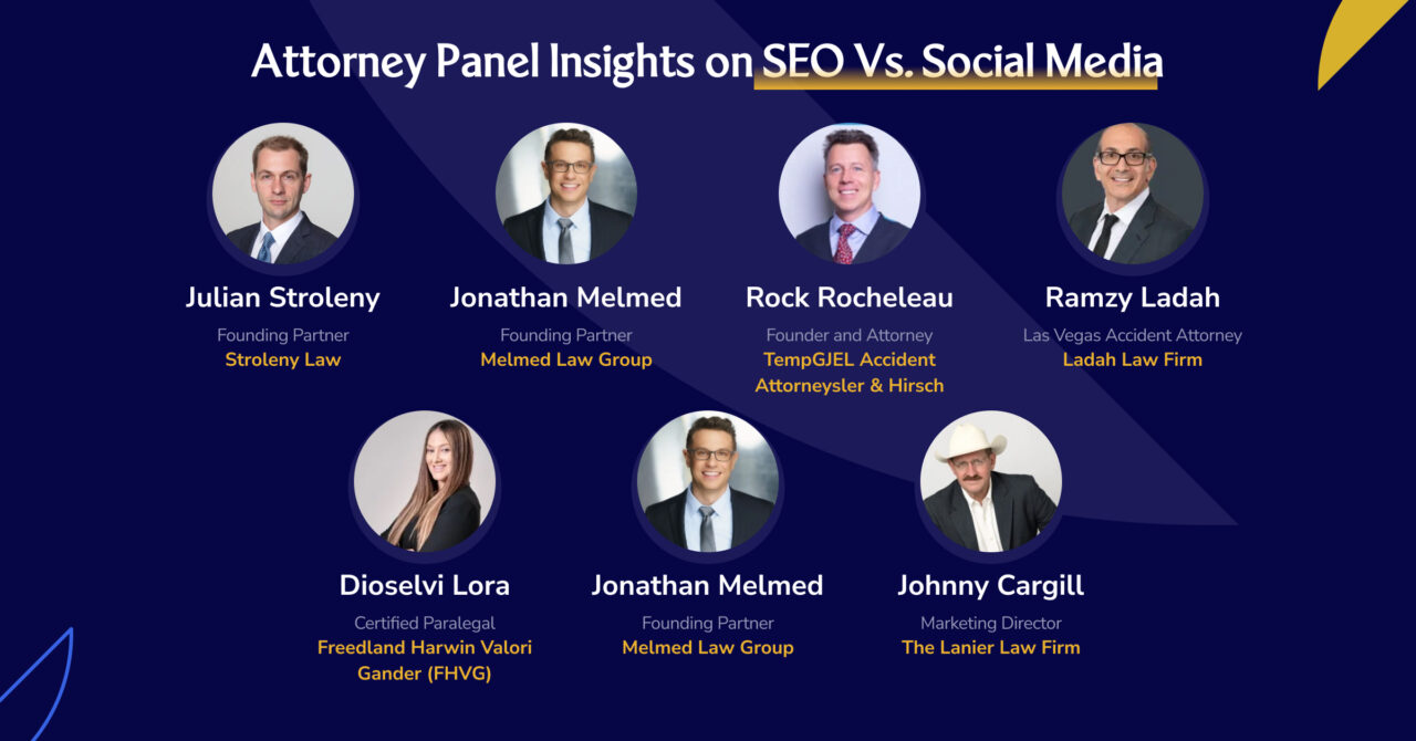 Attorney panel insights on seo vs. Social media