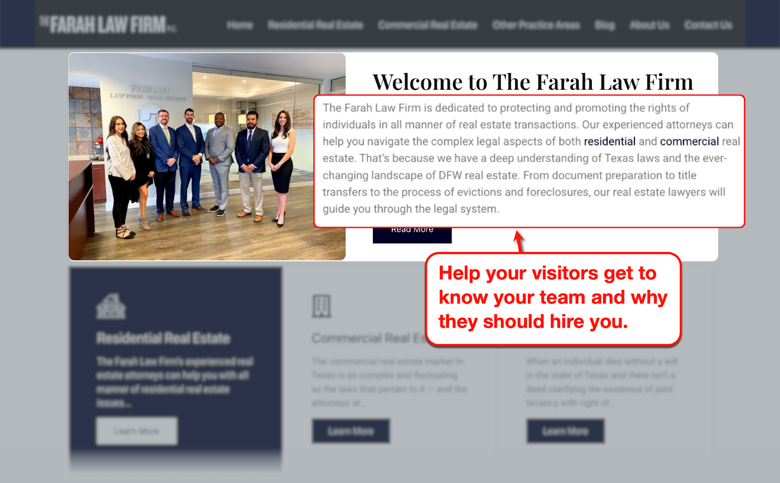 Farah Law Firm Value Proposition