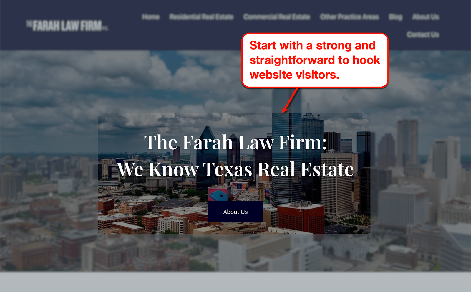 The Farah Law Firm Front Page